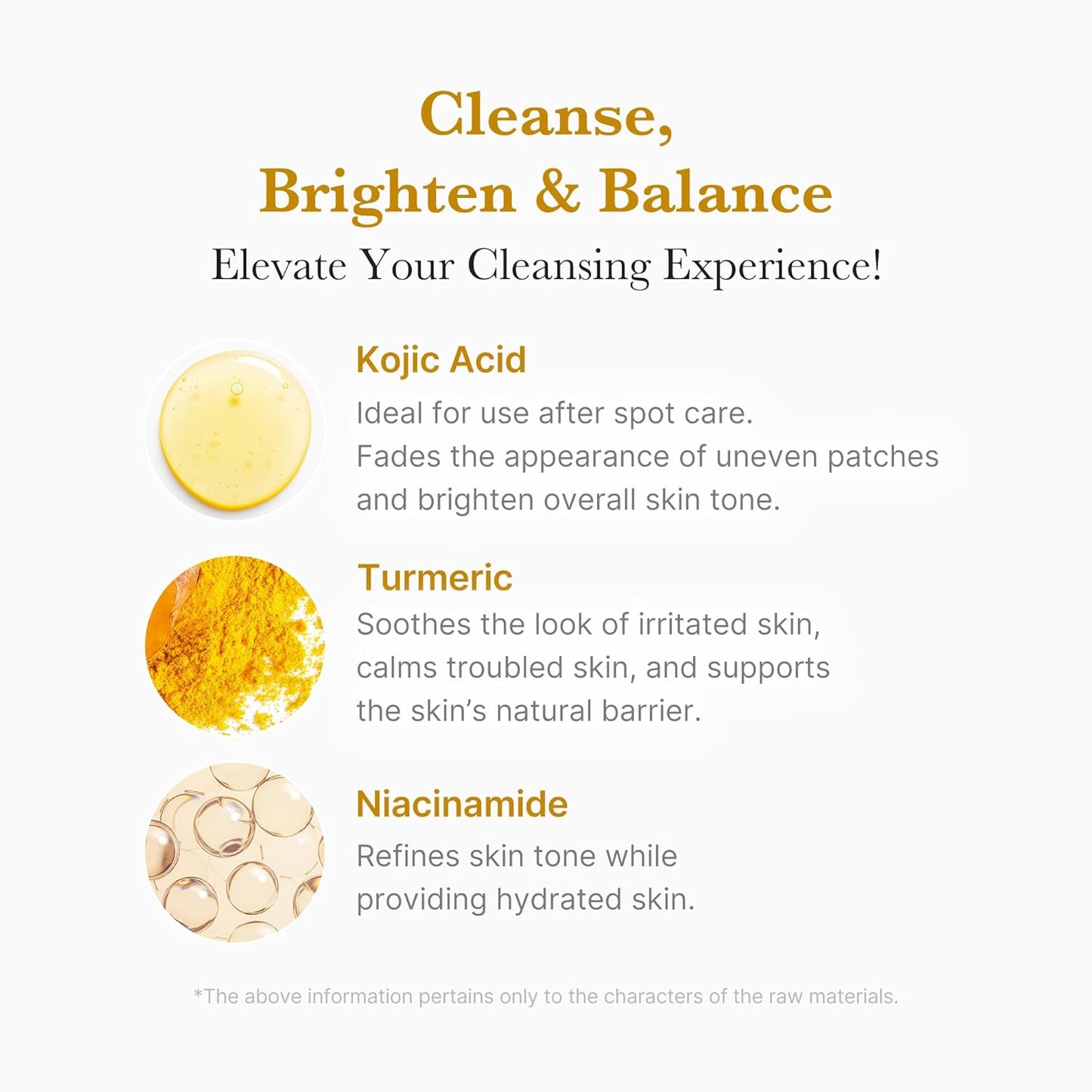 medicube Kojic Acid Turmeric Whip Cleanser | Daily Facial Cleanser for Brightening, Balancing Skin Tone & Texture | Fade Appearance of Uneven Patches & Ideal for Use After Spot Care | Korean Skincare