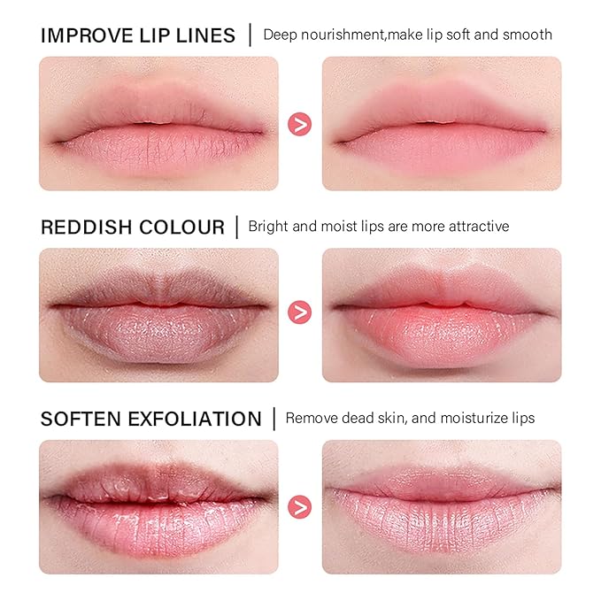 Lip Mask Sleeping,Nourish Hydrate Lip Mask,Lip Oil,Lip Balm, Lip Skin Care,Hydrating, Moisturizing Lip Lines Night Sleep Anti-chapped Lip Cream (Grape)