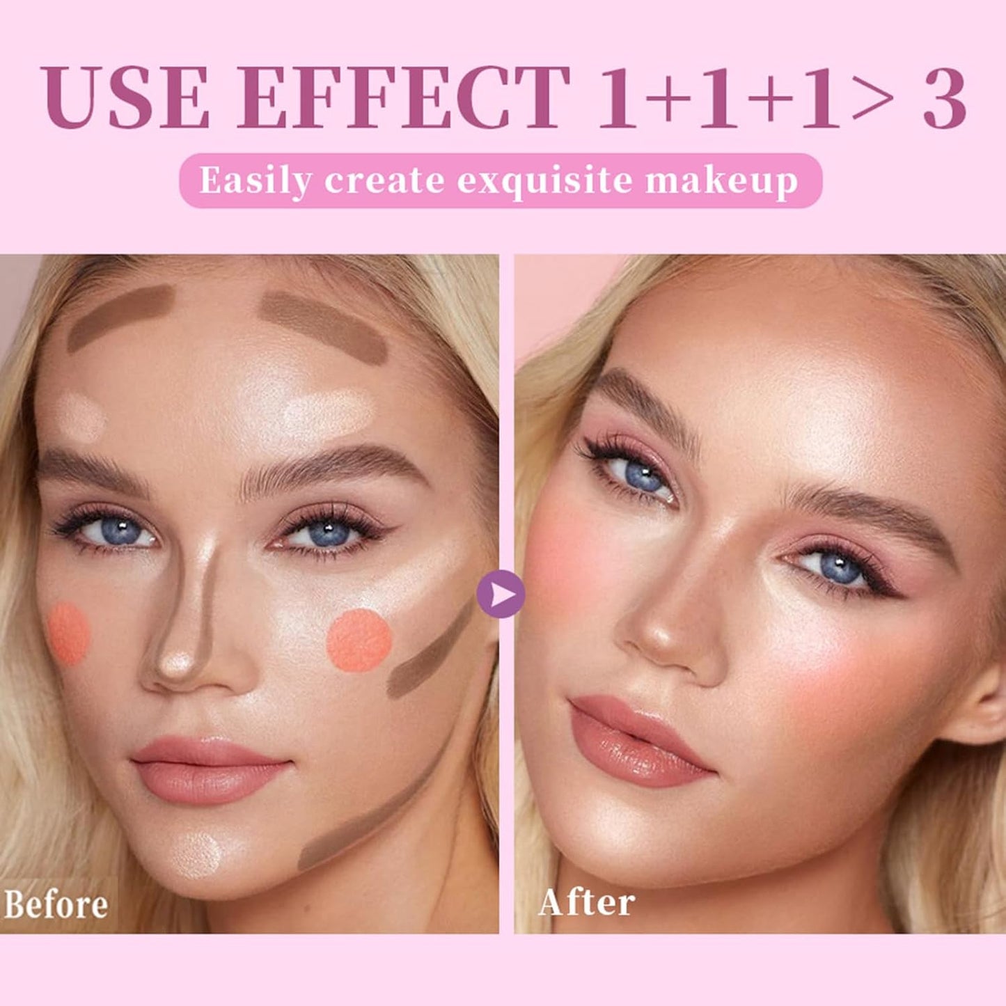 Matte Dewy Liquid Blush, Silky Smooth Cream Soft Blush Stick Natural Matte Finish, Long-Lasting Waterproof and Sweat proof Blush Stick Makeup for Cheek Lip eye, Cruelty-free,02 Cherry