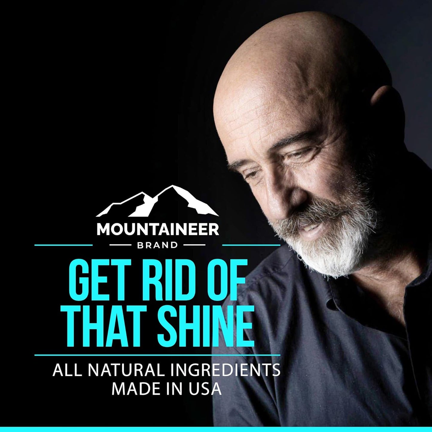 Mountaineer Brand Shine Reducer and PH Balance for Face and Scalp | Anti Shine | Mattifying Bald Head Care for Men | All Natural Ingredients | Refreshing Natural Scent | 4 oz