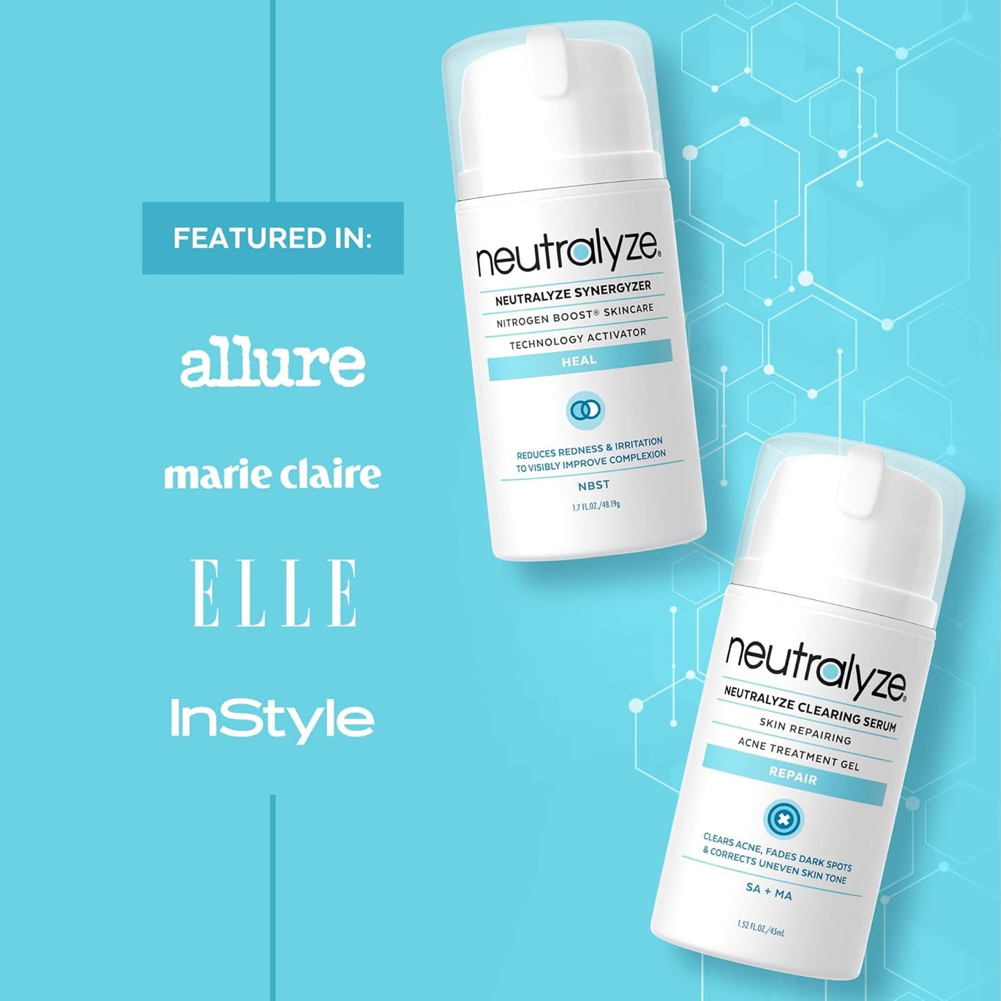 Moderate To Severe Acne Treatment Kit 2.0 (Clearing Serum & Synergyzer)