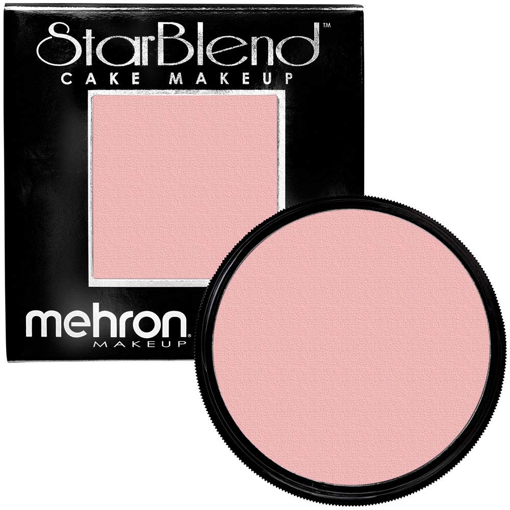 Mehron Makeup StarBlend Cake (2 oz) (LIGHT BEIGE BLUSH)