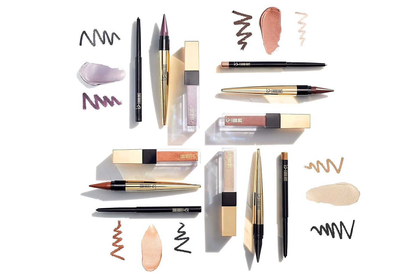 b.Fabulous 3-Piece Eye Kit, Longwear Makeup, The Mauves