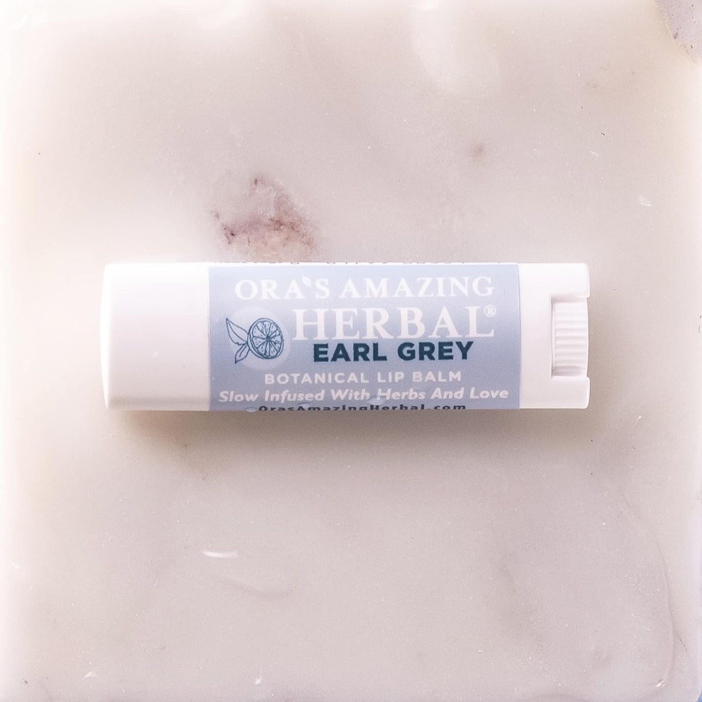Therapeutic Intensive Lip Repair Treatment Balm 2 Pak For Dry and Cracked Lips - Natural Earl Grey Bergamot Essential Oil Scent, Herbal Infused, BPA, Paraben Free, Ora's Amazing Herbal