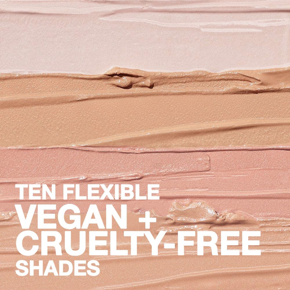 evpct 2Pcs under Eye Brightener, Nourishing Luminous under Eye Concealer Color Corrector for Dark Circles, Waterproof Naturactor Concealer Pot make up for Eye Ring corrector de ojeras, 01# Light Rose