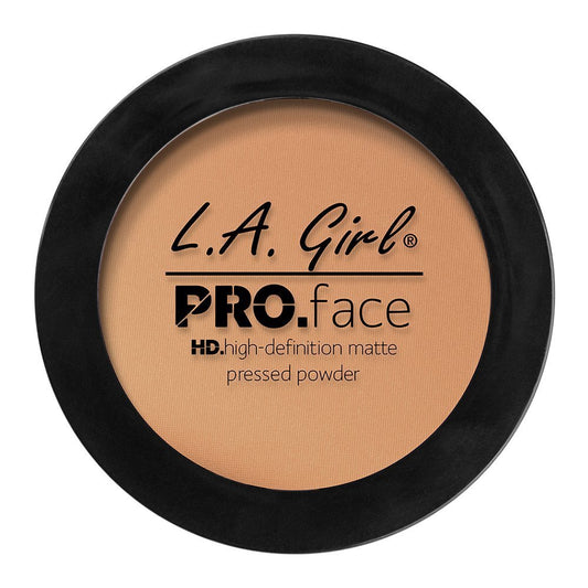 L.A. Girl Pro Face HD Matte Pressed Powder, Warm Honey, 0.25 Ounce (Pack of 3) (GPP607)