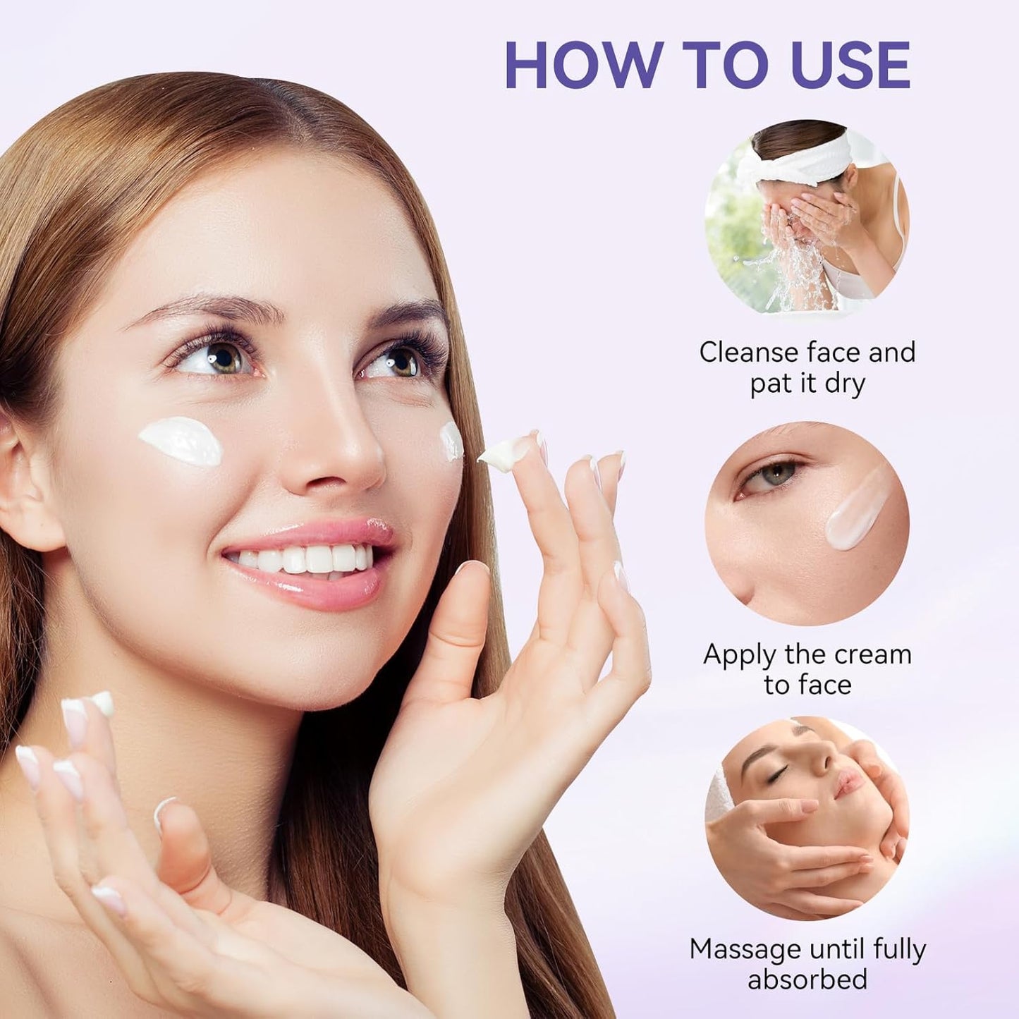 Face Moisturizer Retinol Cream, Neck Collagen Cream for Tightening Skin, Anti Aging Day & Night Deep Facial Moisturizer for Women & Men, Tighten and Lift Wrinkle