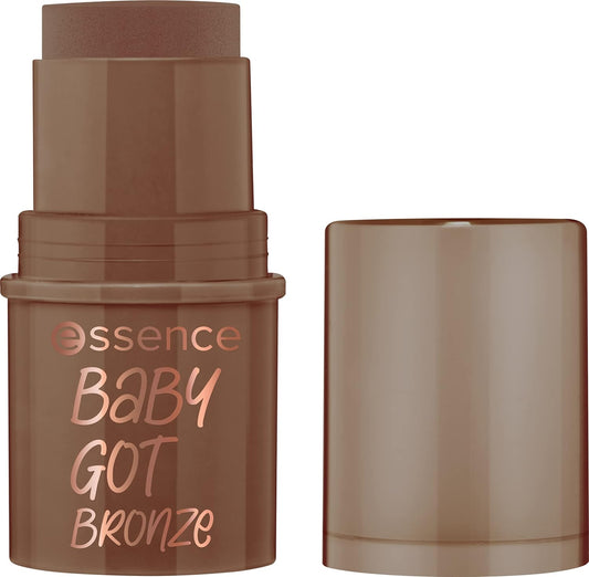 essence | Baby Got Bronze | Cream Bronzer Stick Easy to Apply & Blend | Vegan & Cruelty Free | Free From Gluten, Parabens, Preservatives, & Microplastic Particles (30 | Mocha Me Crazy)