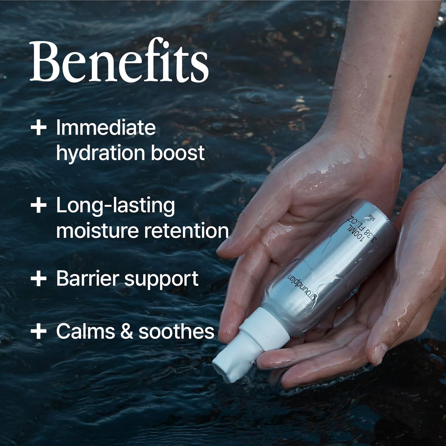 Silver Frost Mist - Facial Barrier Toner Spray with 80% Witch Hazel Water, Cica for Skin Barrier Repair, Recovery Mist for Sensitive Skin, Dewy Hydration, Korean Skin Care (3.38 fl oz)