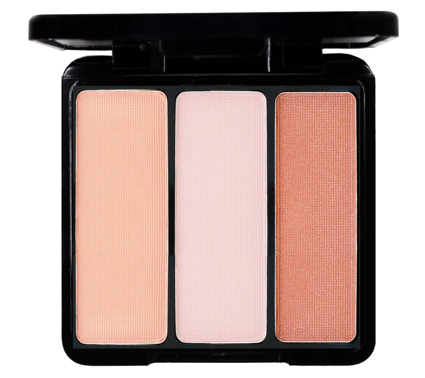 EVE PEARL Blush Trio Blush Palette Long Lasting Skincare Makeup And Dual 204 Fan Highlighter Hypoallergenic Brush Set Make up Kit- Sweet Cheeks