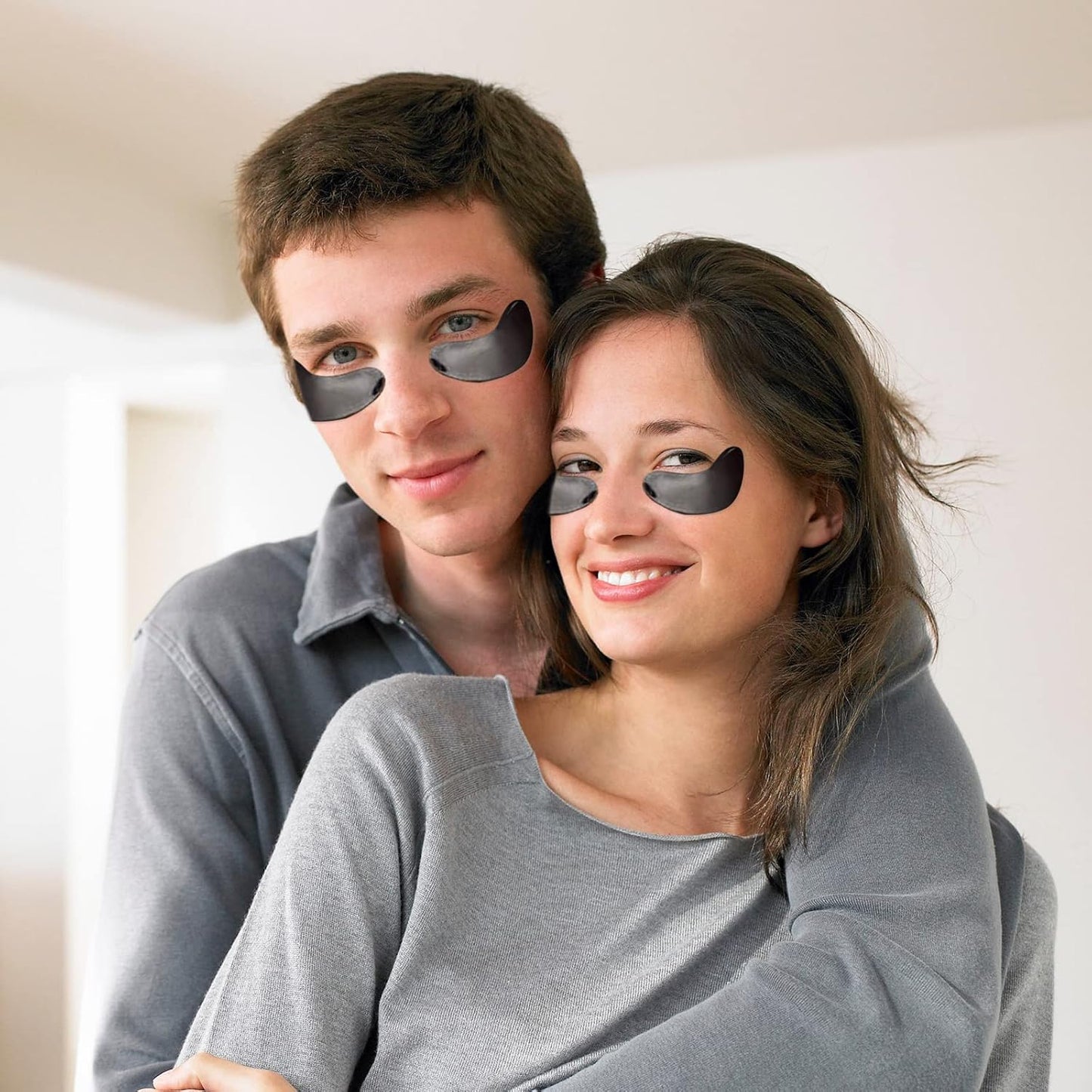 Black Collagen Eye Mask, 30 Pairs Crystal Gold Under Eye Patches For Puffy Eyes and Dark Circles – Look Less Tired and Reduce Wrinkles and Fine Lines (Black)