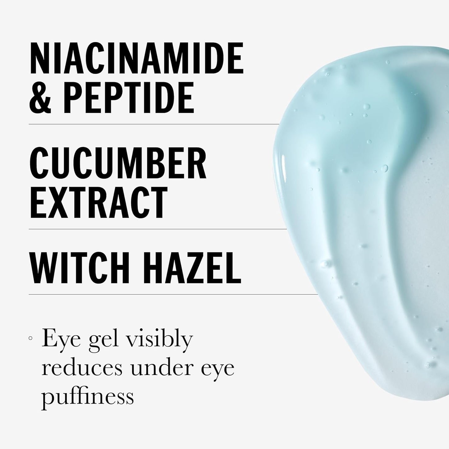 Olay Deep Hydrating Eye Gel with Hyaluronic Acid for Tired Eyes, Hydrating Gel, Cucumber, 0.5 Fl Oz