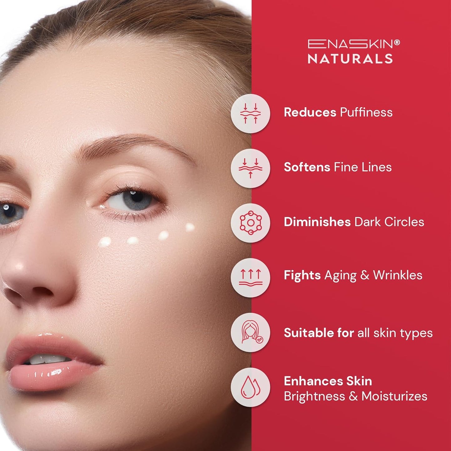 Retinol Eye Cream for Anti-Aging: Hydrating Under Eye Cream with Collagen - Lifting & Tightening Treatment for Fine Lines Smoothing, Reduces Wrinkles, Dark Circles, and Puffiness in 4 Weeks | 25 ml