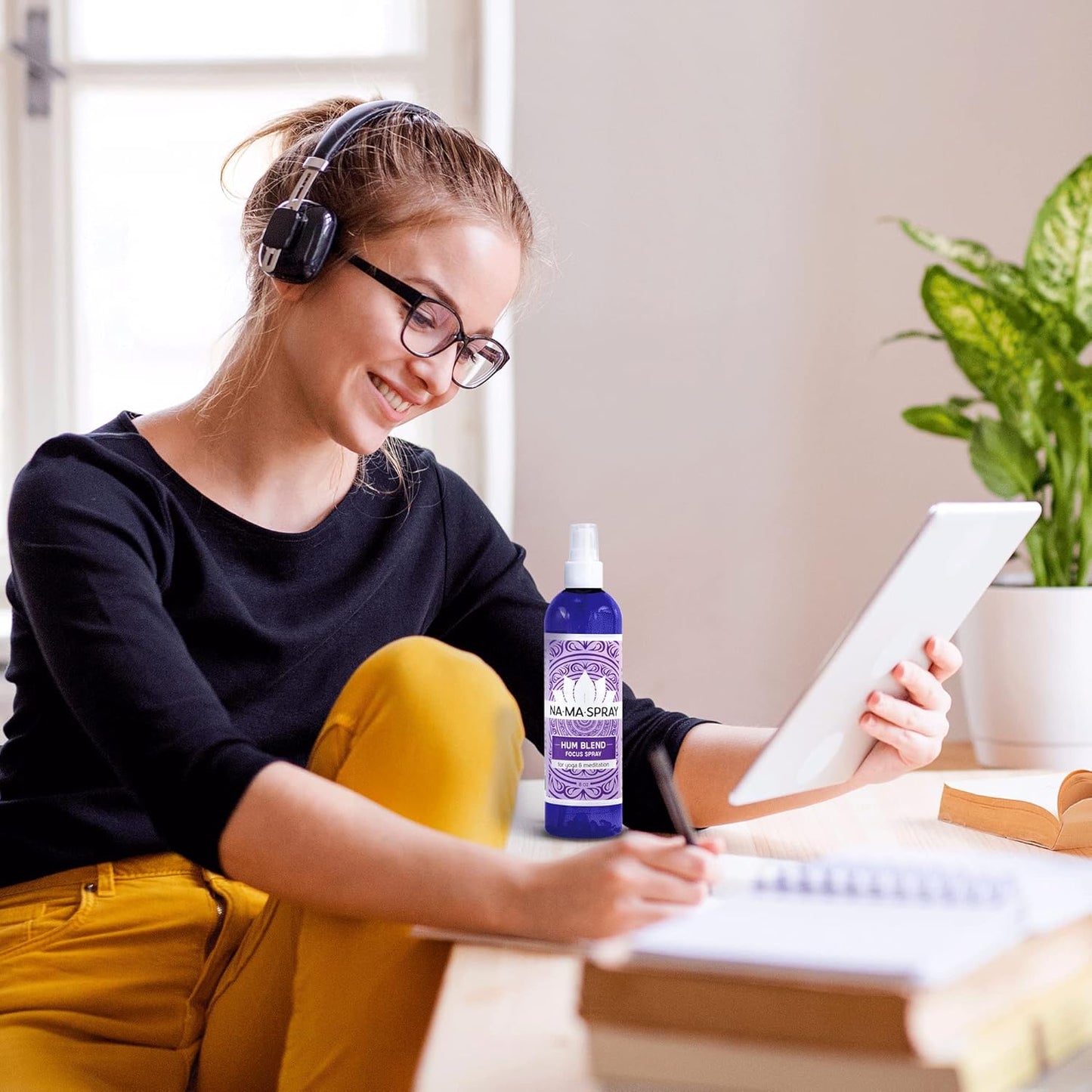 Orange & Frankincense Aromatherapy Spray - Pillow and Shower Aura Cleansing Mist for Relaxation & Positive Energy - Spiritual Gift for Meditation, Spiritual Vibrational Harmony, Tranquility. OM 4oz