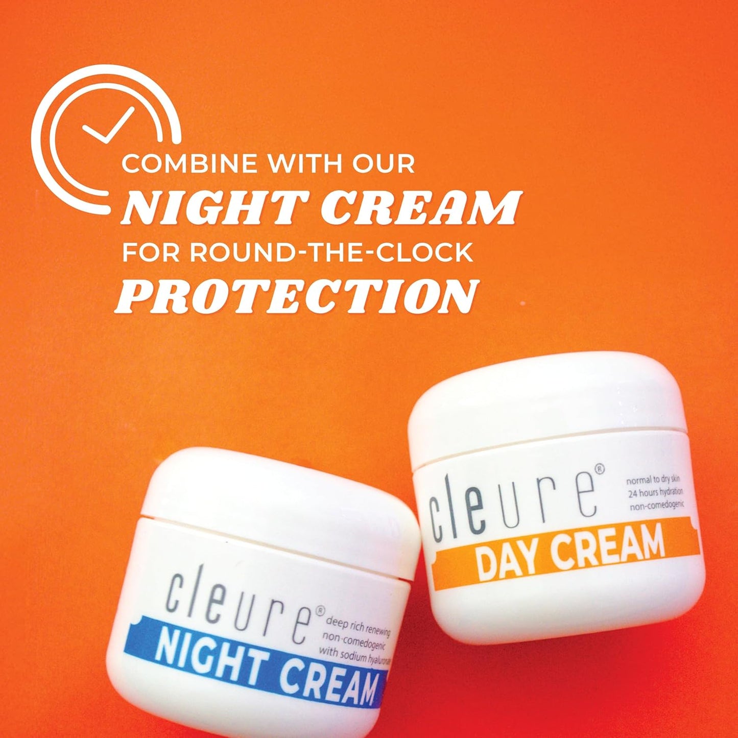 Cleure Anti-Aging Day Cream & Facial Moisturizer w/Pure Shea Butter for Sensitive Skin - Fragrance Free, Gluten, Salicylate and Paraben Free (2 oz, Pack of 1)