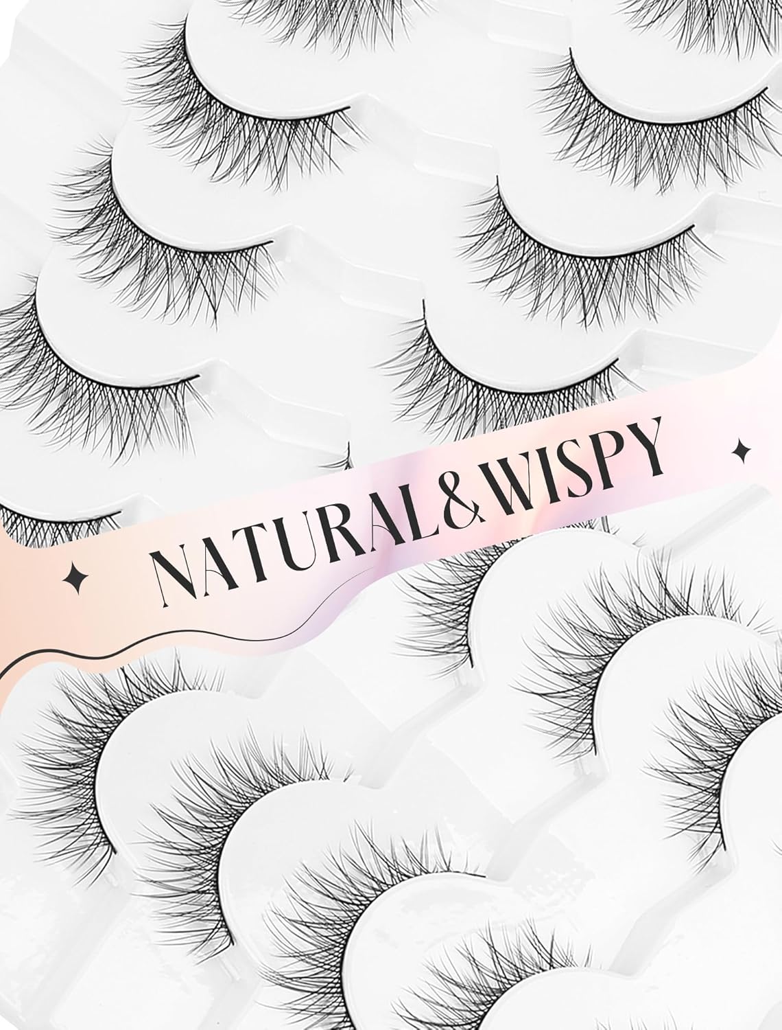 Natural Lashes Natural Eyelashes Short Eyelashes Natural Look False Eyelashes Wispy Eye Lashes Small Lashes Fake Lashes K33