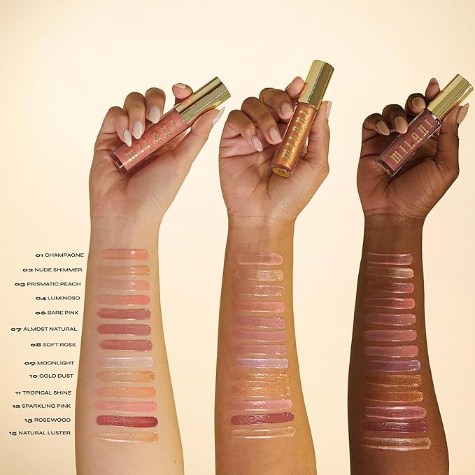 Milani Keep It Full Nourishing Lip Plumper (0.13 Fl. Oz.) Cruelty-Free Lip Gloss for Soft, Fuller-Looking Lips (Luminoso)