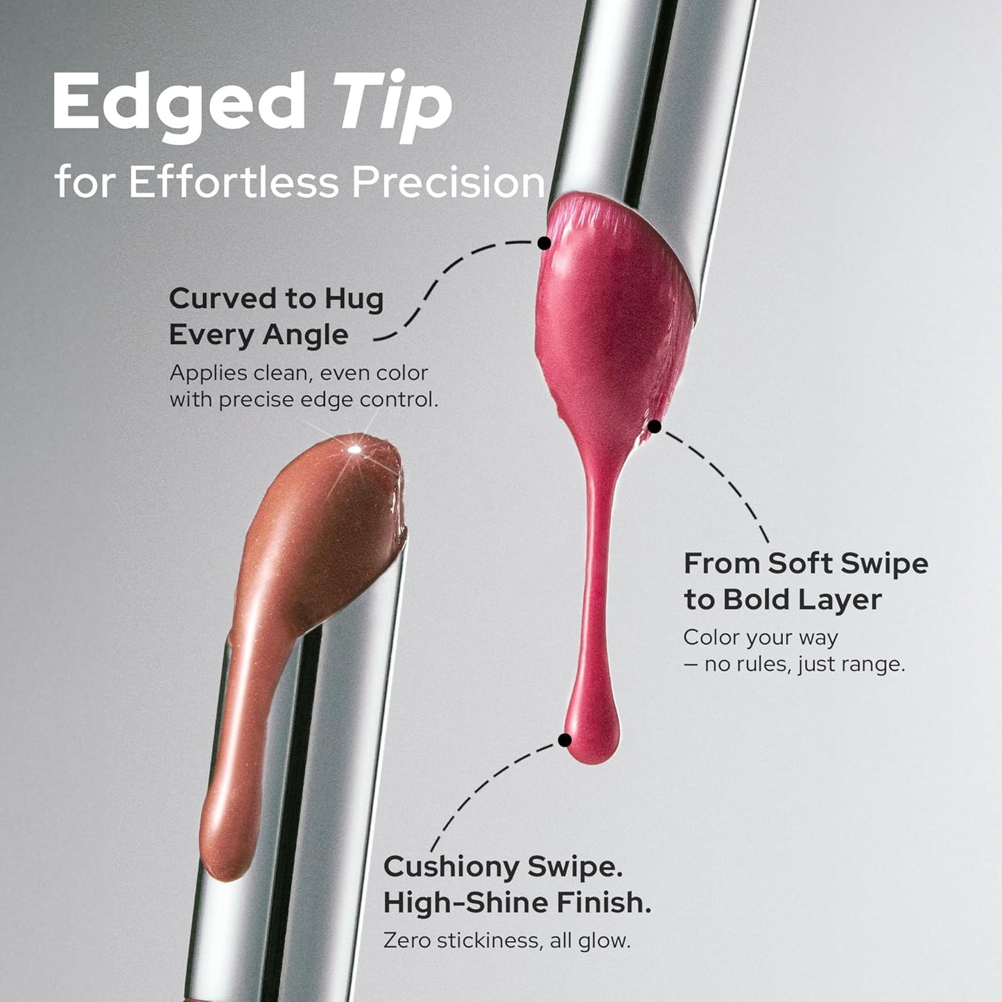 Unseen Balloon Tint, 6 Colors Set for All Skin Types. Buildable Color, Long Lasting Glossy Lip Stains, Lightweight Lip Gloss Make up 652-See-Through