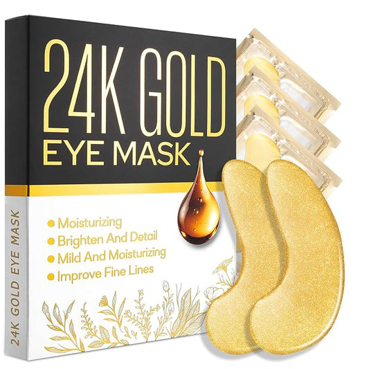 Under Eye Patches for Puffy Eyes and Dark Circles,Collagen Under Eye Mask Skin Care Products,Snail Mucin Eye Patches,Wrinkle Patches