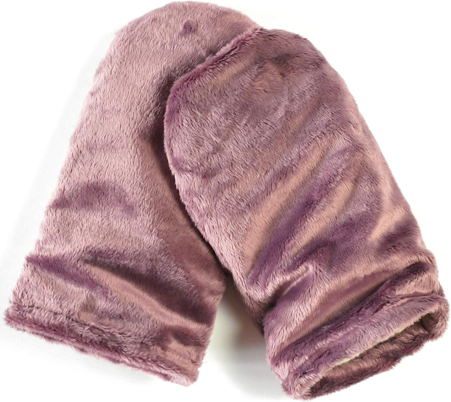 Mars Wellness Heated Microwavable Mitts - Herbal Hot/Cold Deep Penetrating Herbal Aromatherapy Therapy Mittens with Flaxseed and Herbs - Trigger Finger, Inflammation, Carpal Tunnel - Mauve