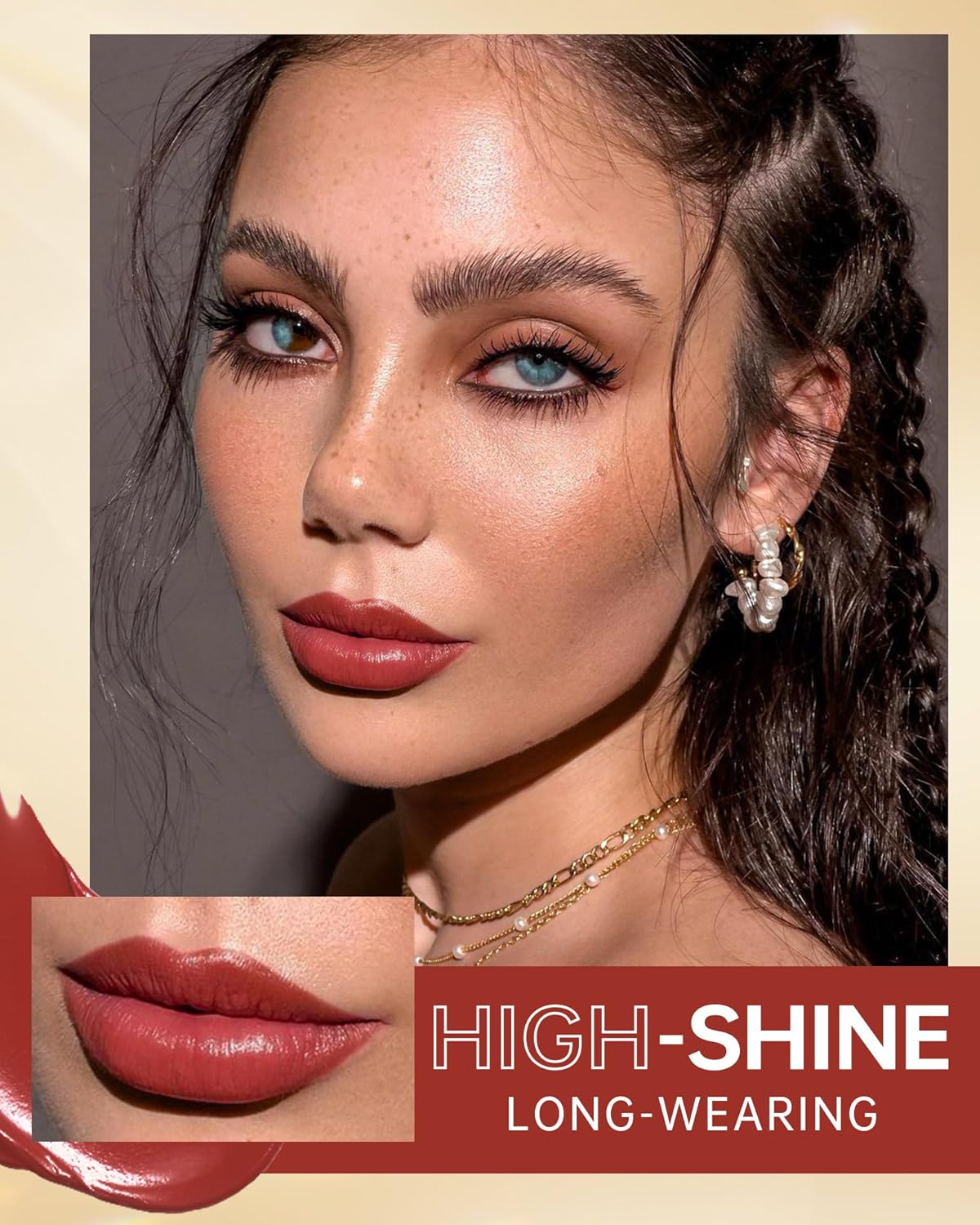 MAKI YIKA Red Lipstick for Women Moisture Hydrate Lipsticks Glossy Dark Red Lipsticks Sheer Finish Lightweight Tinted Lip Balm (Z12 Pampas)