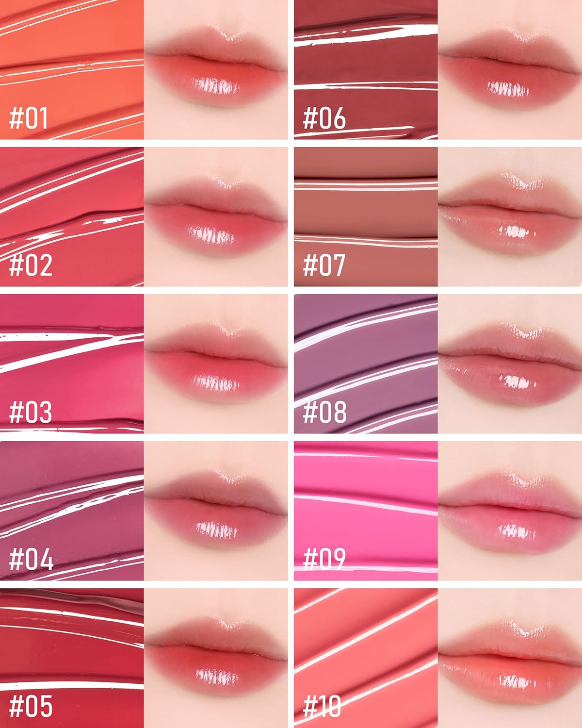 THESAEM Saemmy's Ade Shot Tint - Korean Lip Titnt, Water Gel Lip Stain with Plump Glowy Moisturizing Finish, Buildable Radiant Gloss, Long-Lasting Comfort, 0.1 fl.oz. (01 Grapefruit honey)