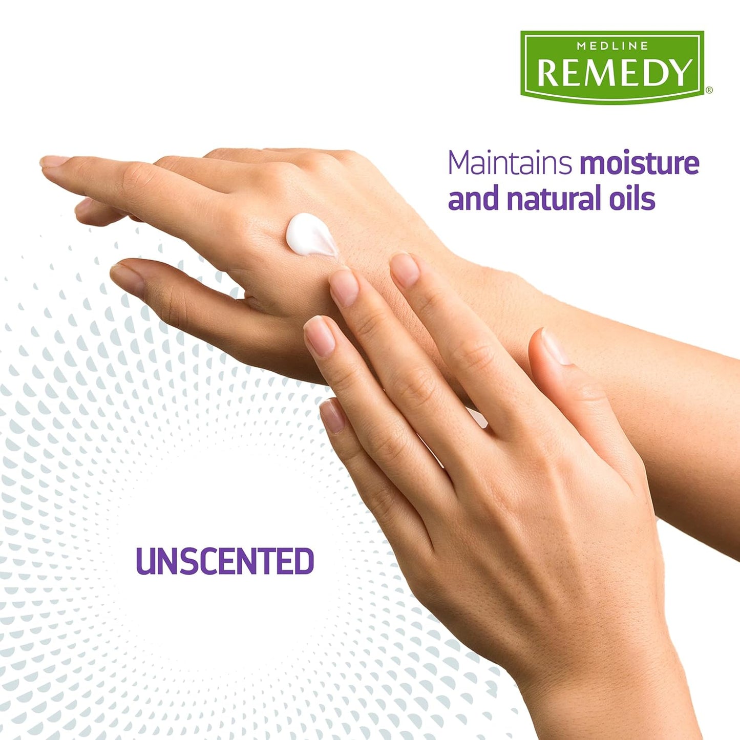 Medline Remedy Phytoplex Nourishing Skin Cream, Unscented Skin Moisturizer, Paraben Free Body Lotion, 16 Fl Oz