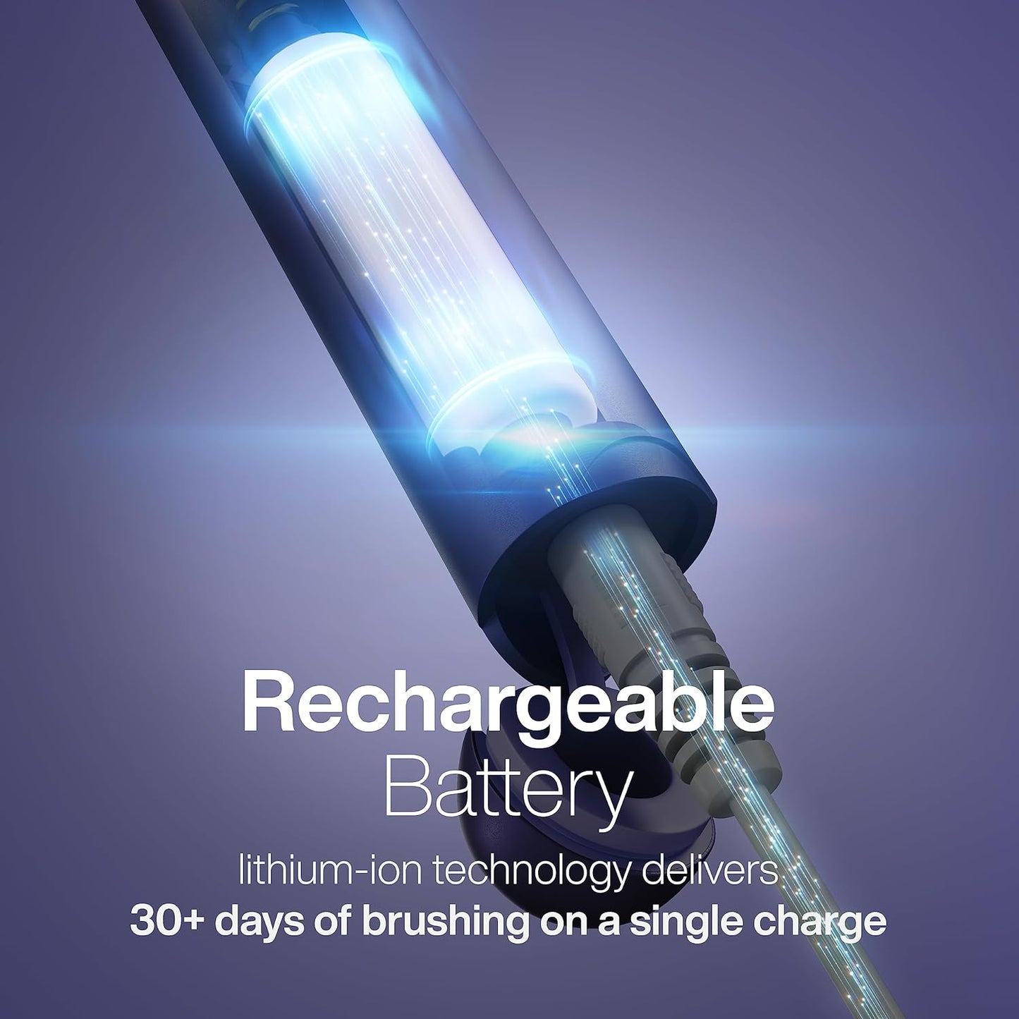 Aquasonic Icon ADA-Accepted Rechargeable Toothbrush | Magnetic Holder & Slim Travel Case | 2 Brushing Modes & Smart Timers | Gentle Micro-Vibrations (Lilac)