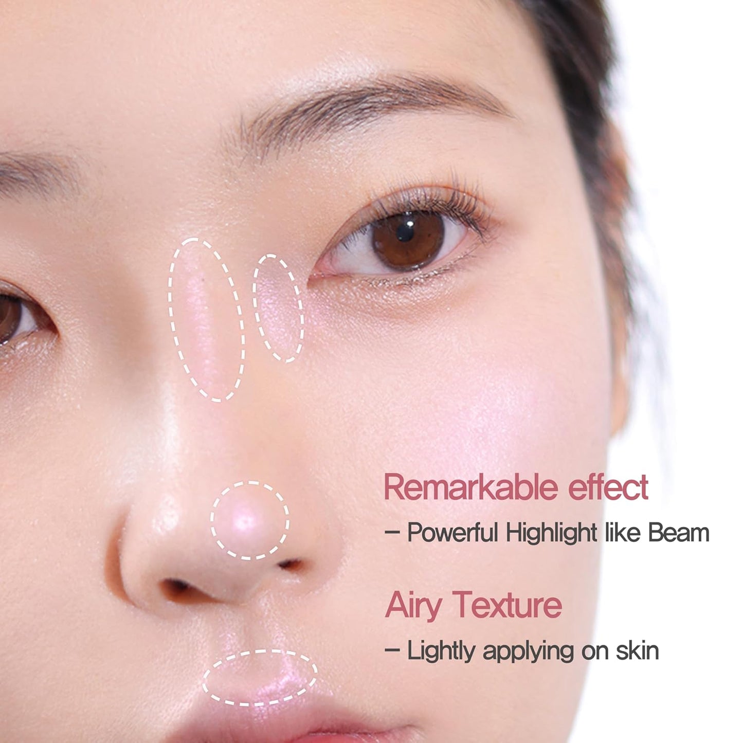 Espoir Tone Pairing Highlighter #Pink Marine │0.33 oz. (9.6 g)│Subtle Glitters for Daily make up │ 3 color Shades Going Well with Various Skin Tones │Sheering Makeup │ Korean Beauty Costmetics