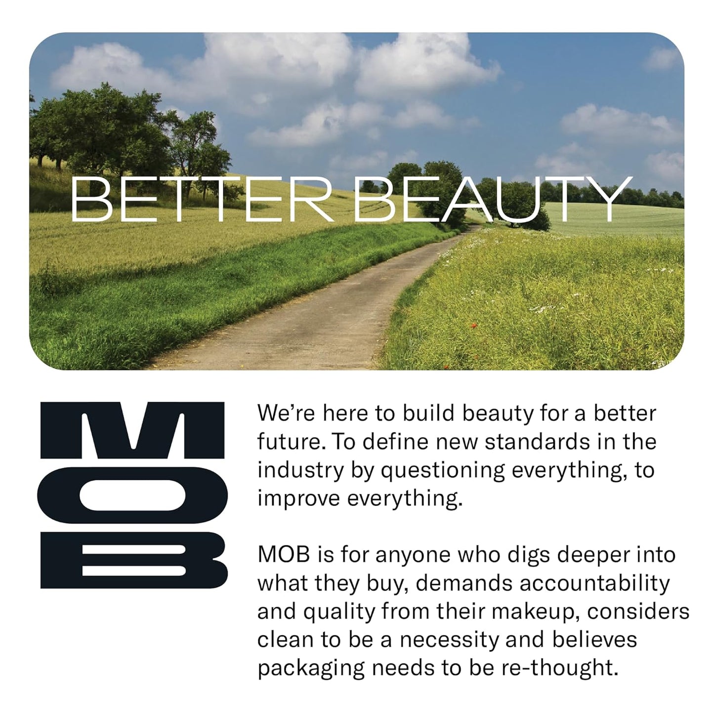 MOB Beauty Hydrating Shine Lip Balm M139 Cool Nude – Tinted Lip Balm Stick with Jojoba & Sunflower Oils, Clean Vegan Organic Lip Care for Nourished, Glossy Lips