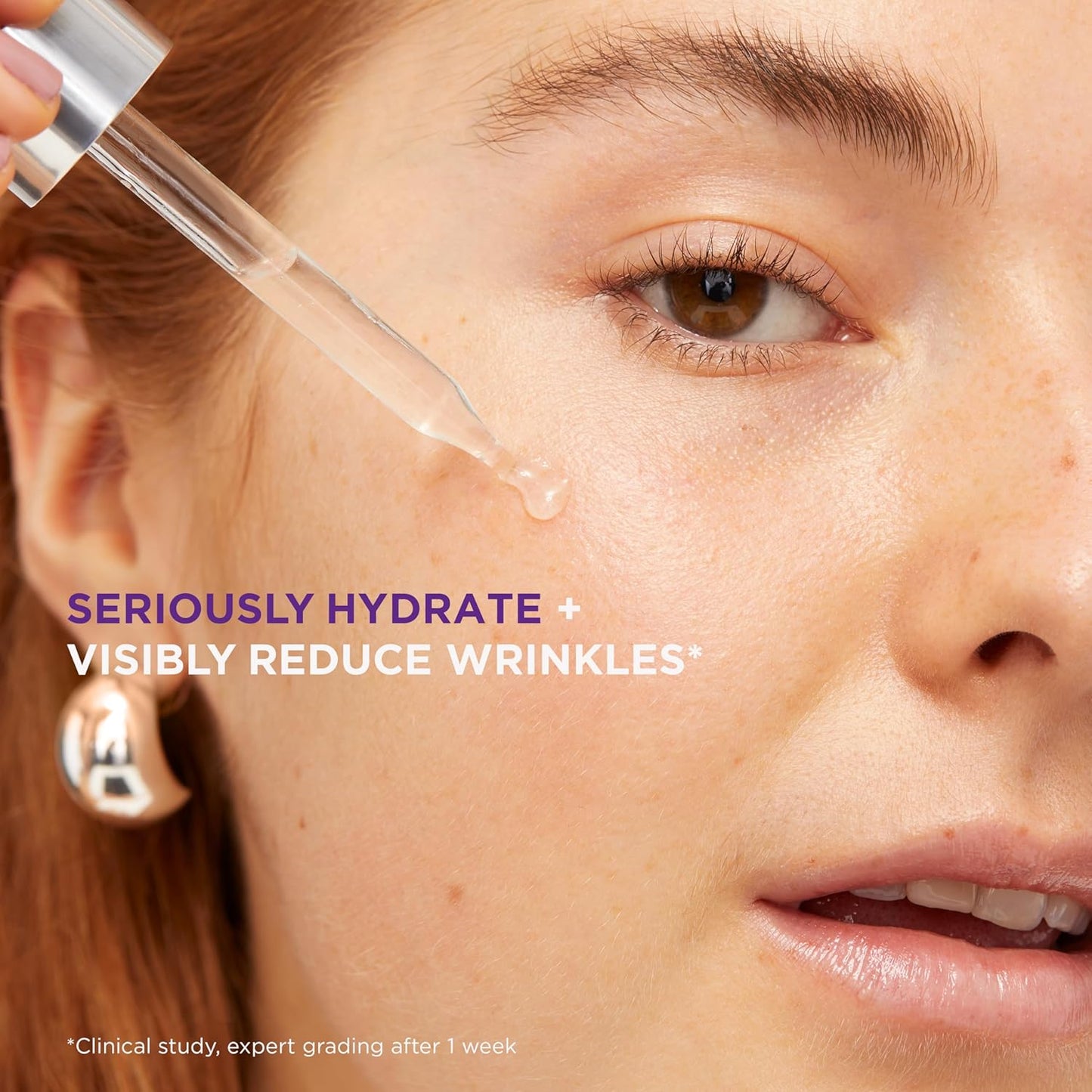 L'Oreal Paris Revitalift 1.5% Pure Hyaluronic Acid Face Serum, Hydrate & Reduce Wrinkles, Fragrance Free 1.7 oz