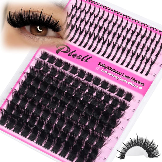 200D Lash Clusters with Spikes Thick Eyelash Clusters Volume Cluster Eyelash Extensions Lash Spikes D Curly Individual Lashes Long Spiky Lash Extension Mega Eyelashes Clusters by Pleell