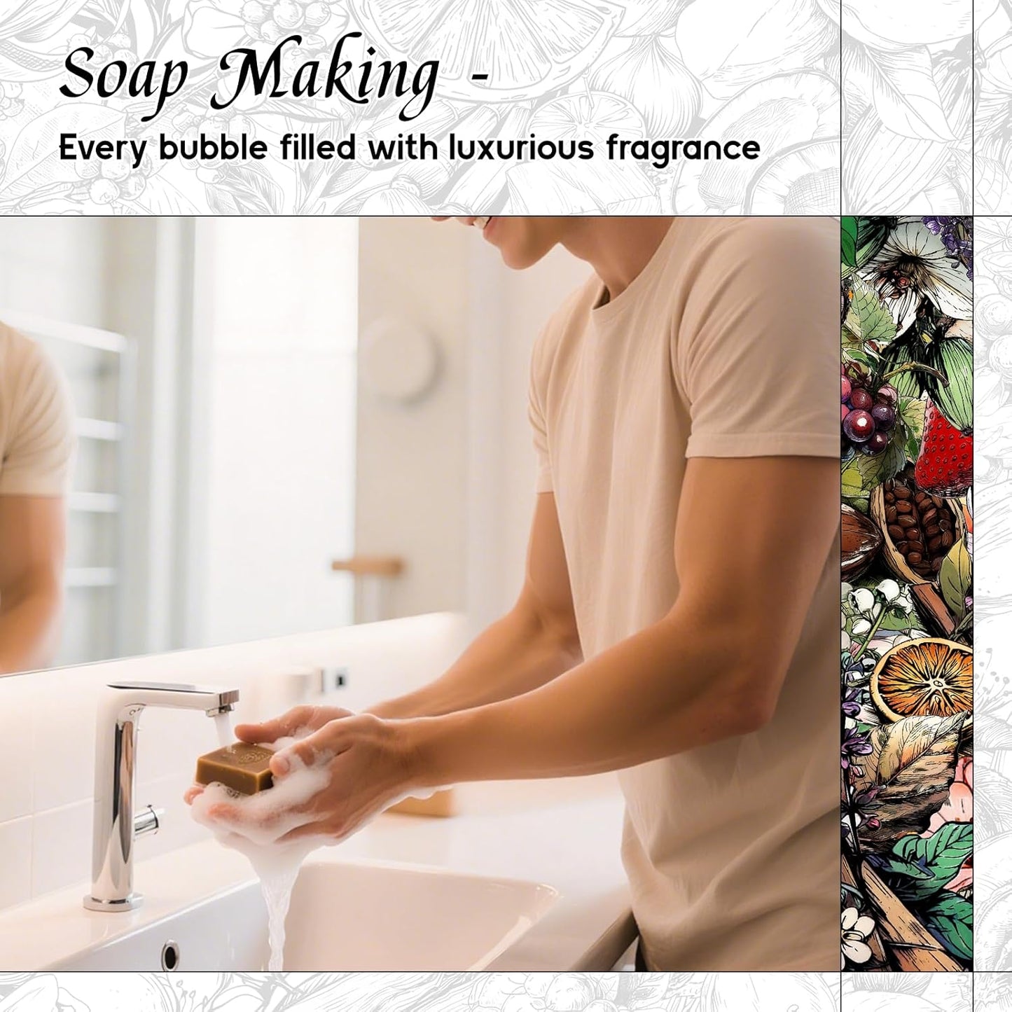 HIQILI London Men Fragrance Oil for Candle & Soap Making, Inspired by Bvr.Berry LON for-Men, Essential Oil for Diffuser, Large Rooms, Office, New Car Scents - 5.07 Fl Oz