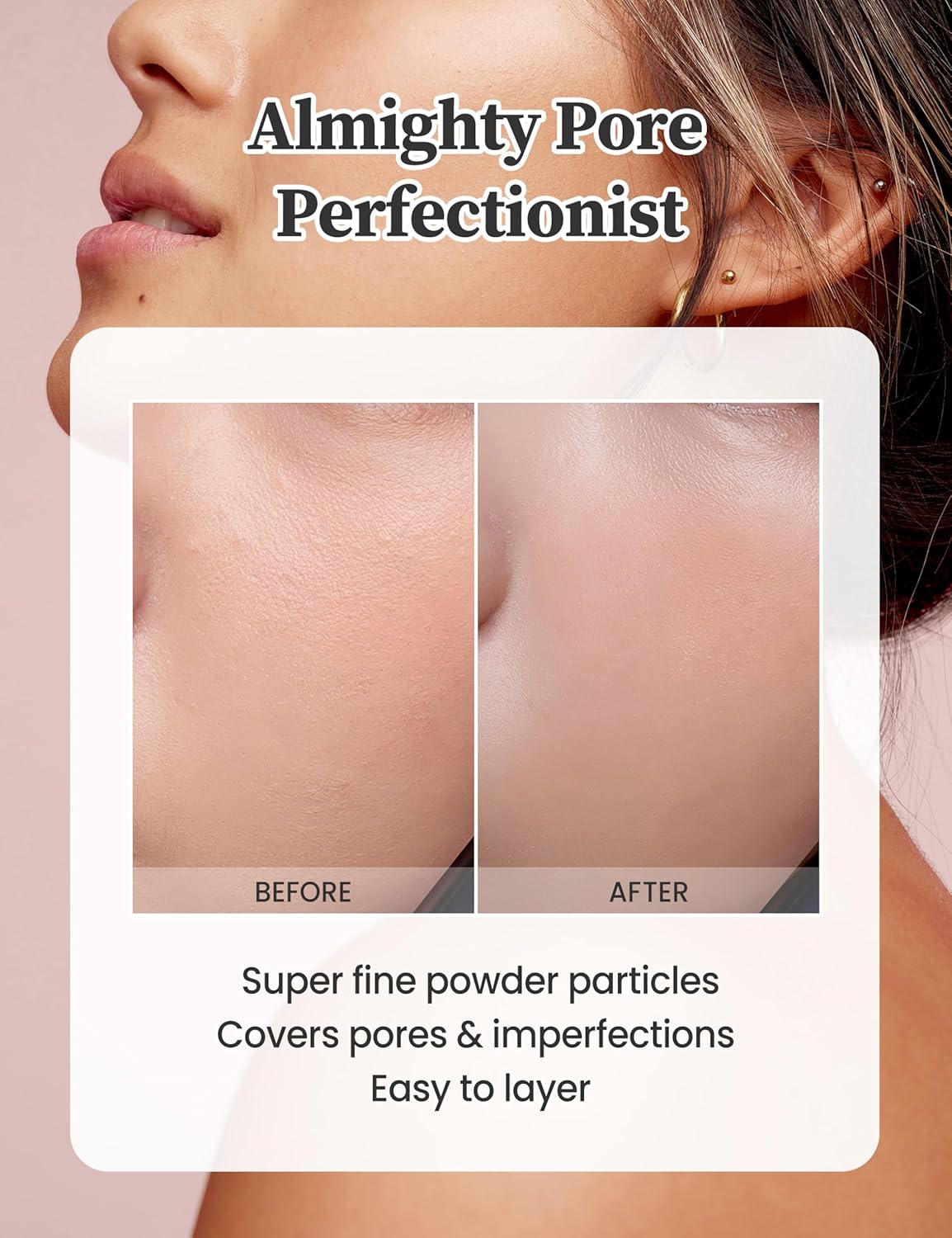 MILKTOUCH Touch My Cheek in Bloom Blush Sunrise Lilac | Face Blushes Compact Powder Makeup | Shimmer Powder Blush Oil Absorbing Powder Compact | Face Powder for Oily Skin Korean Blush (0.18 oz)