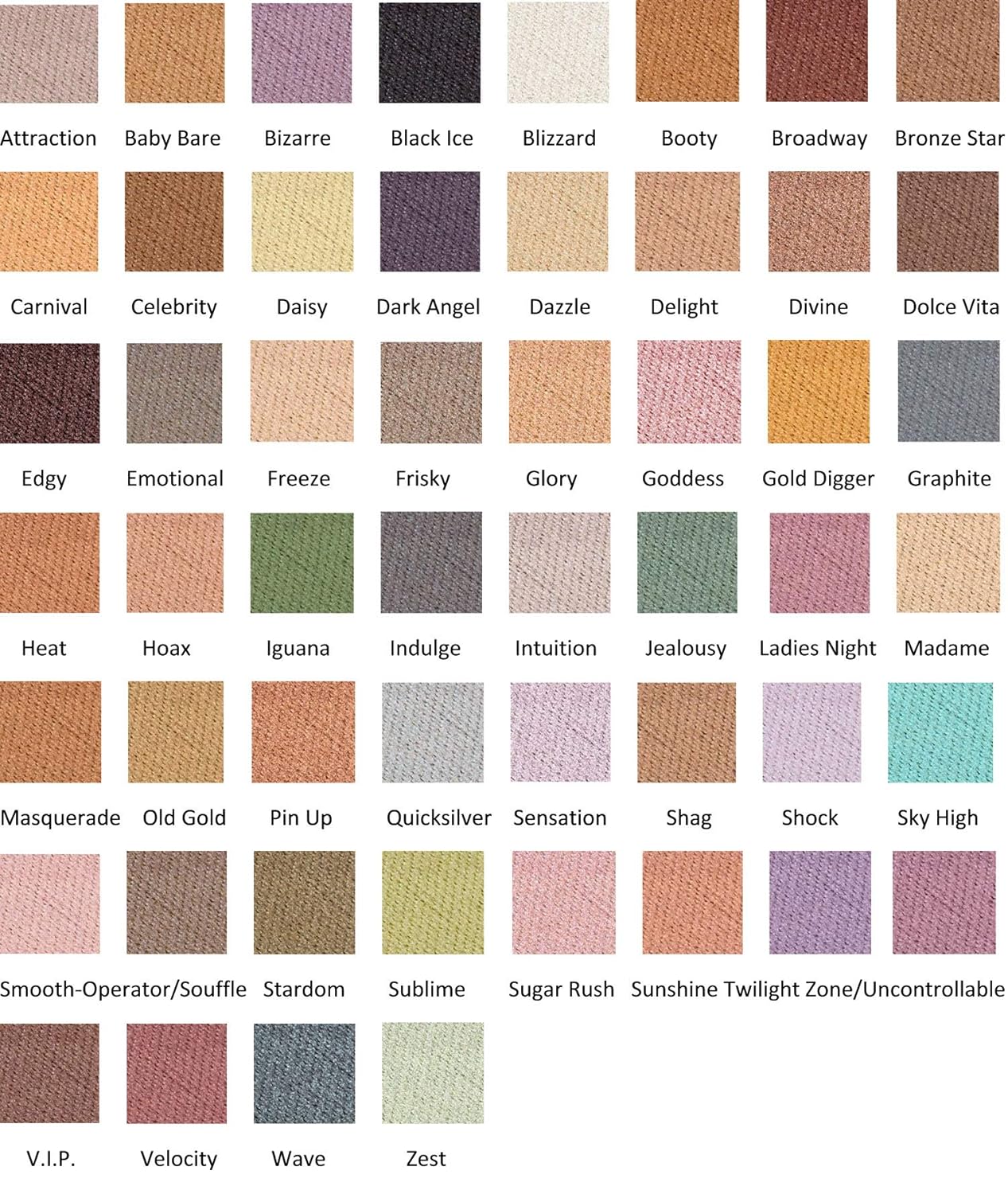 Jolie Frost Eye Shadow - Mid Size 3 g (Carefree)