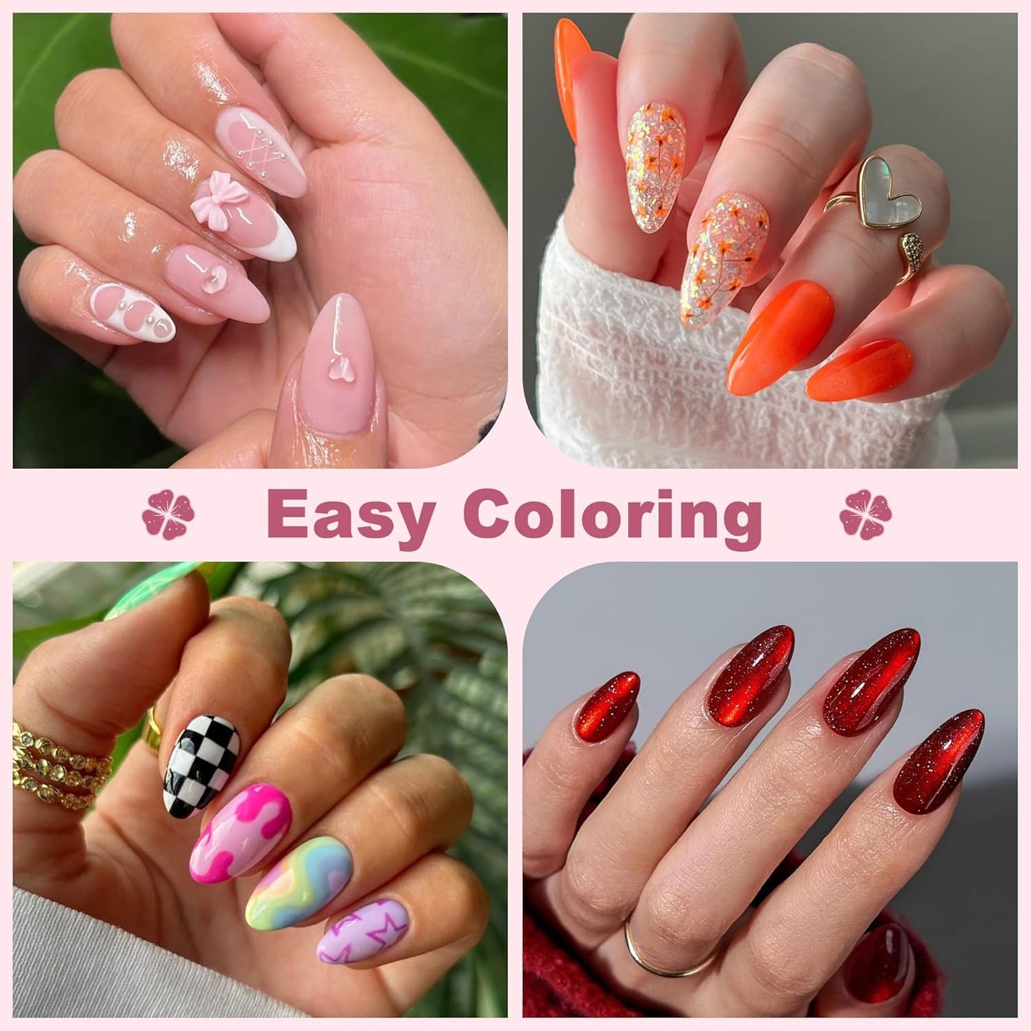 Medium Almond Nail Tips, 240pcs Soft Gel Pre-Filed Acrylic Almond Fake Nails, Half Matte Full Cover Clear Press on Flase Nail Tips for Nail Extension Home DIY 12 Sizes Gelly Tips