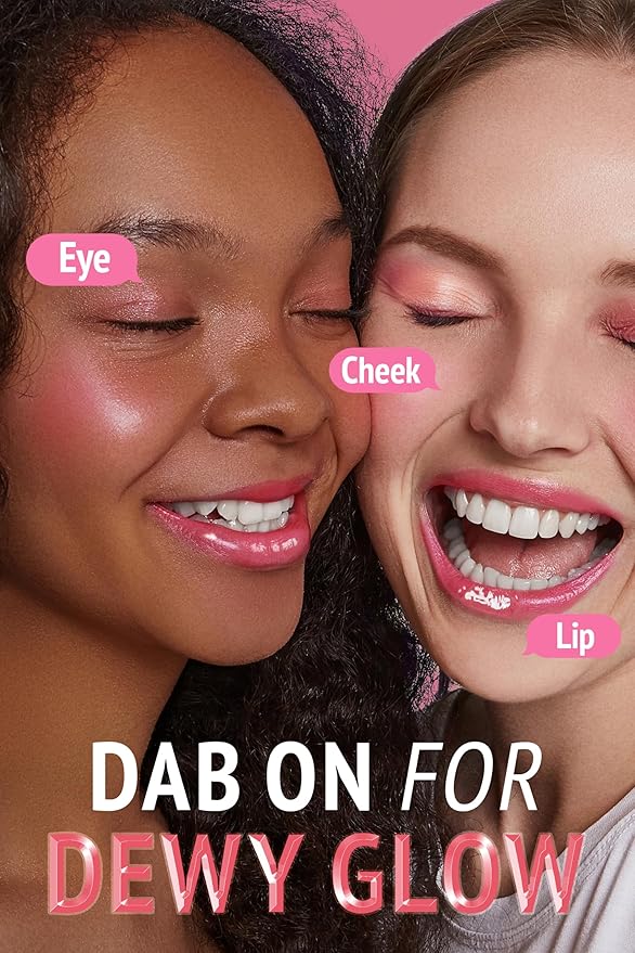 Veganize Collagen Lip Glass Balm | Hydrating Lip Balm in 9 Vibrant Colors | Moisturizing Lip Care Infused with Collagen Jelly Magic | No Animal Trial Lip Balm 0.06 oz (N0. 4 Light Peach)