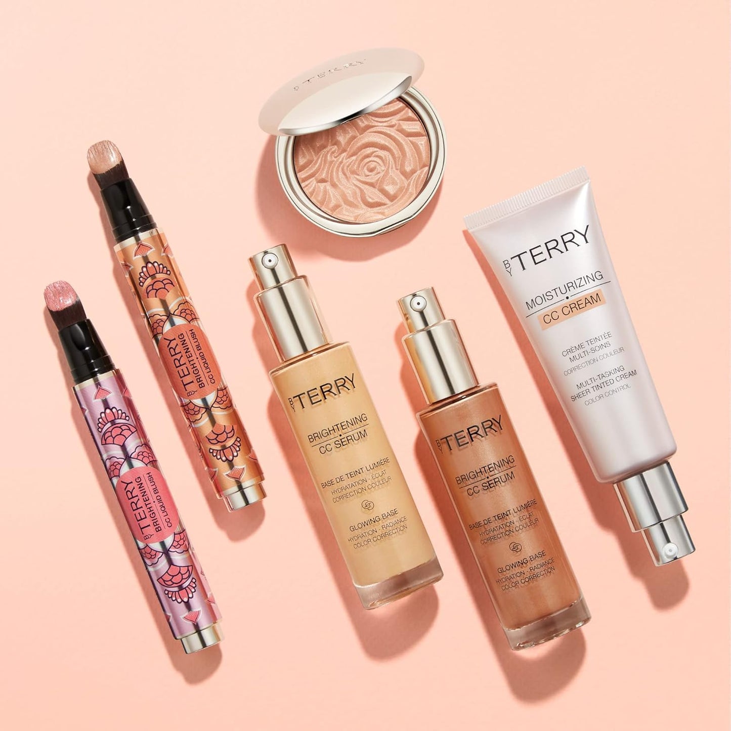 By Terry Brightening CC Serum, Hydrating, Brightening, Illuminating & Color Correcting Skin Primer For Your Face, Rose Elixir, 1 fl oz