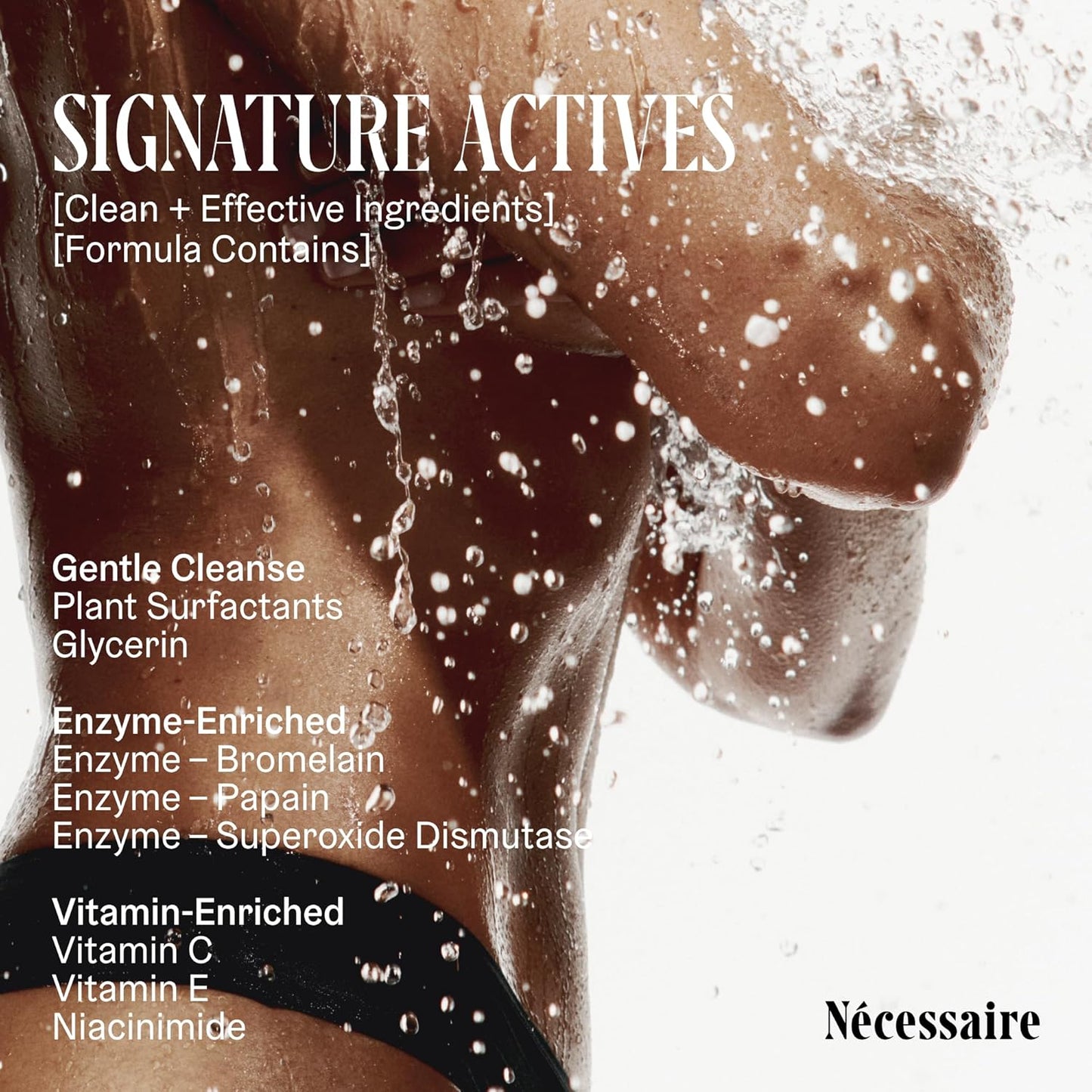 Nécessaire The Body Wash Olibanum. Natural Body Wash for Women + Men. Radiance Cleanse. Multi-Enzyme Gel Cleanser for Dull Skin. Notes of Vanilla, Fig Leaf, and Cassis Buds. 16.9 Fl Oz.