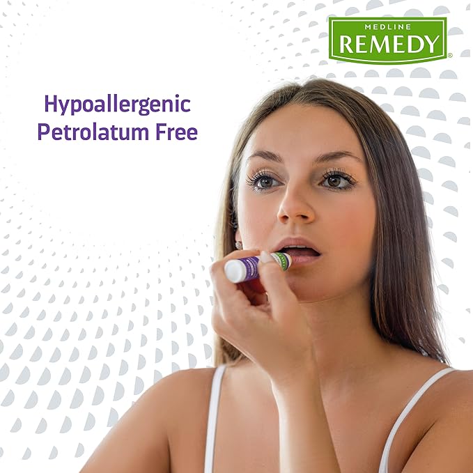 Medline Remedy Clinical Lip Balm, 3 Count, Citrus Scent, Moisturizing, Hydrating, Nourish, Nutrient Rich, Soothing Natural Oils, Revitalize, Comforting, Skin Conditioners, 0.15 oz Stick (Pack of 2)