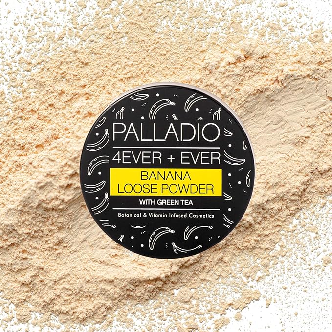 Palladio 4 Ever+Ever Mattifying Loose Setting Powder (Banana Powder)