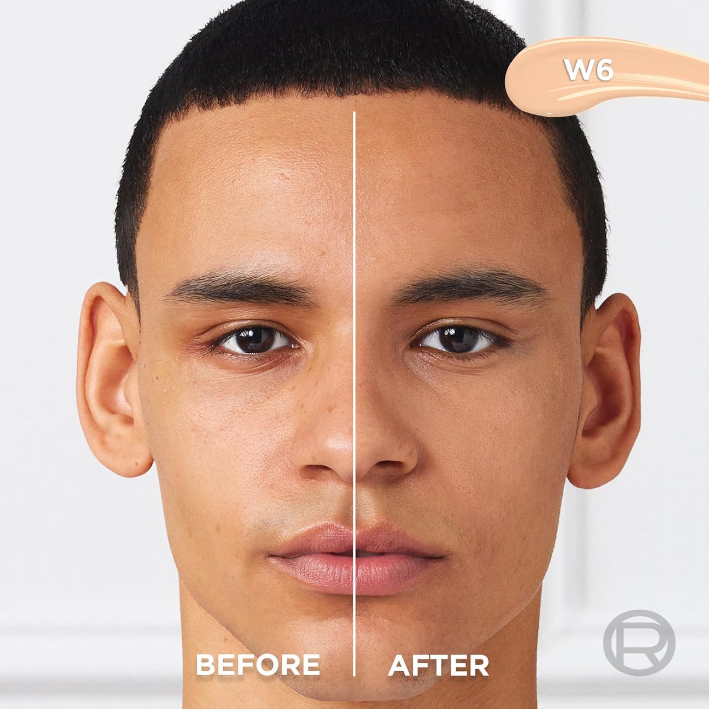 L’Oréal Paris True Match Radiant Serum Concealer, Brightening Under Eye Concealer Make Up with 1.5% Hyaluronic Acid and Caffeine, W6, 0.33 Oz