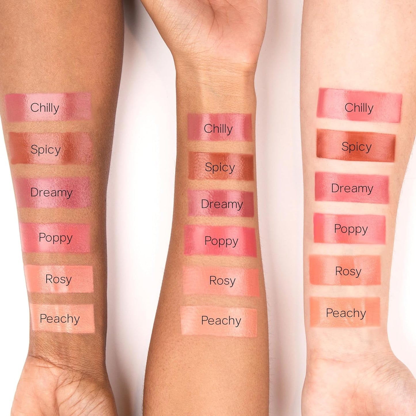 Saie Dew Liquid Blush for Cheeks - Hydrating Cream Blush Stick with a Blendable + Buildable Formula - Skincare Infused Dewy Cheek Tint for a Natural Flush - Glowy Makeup Essential - Chilly (.40 oz)