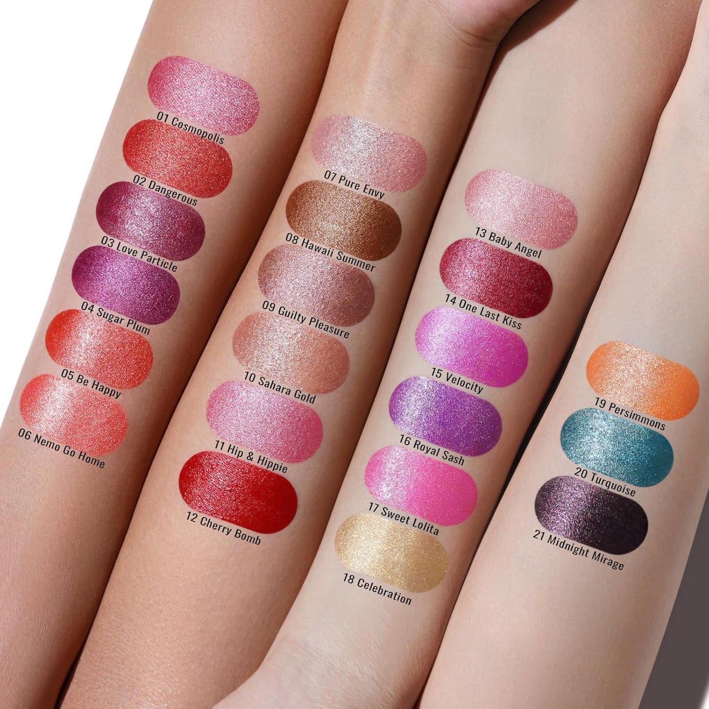 Oulac Halloween Lipstick for Women Black with Raspberry Shimmer, High-Impact Lipcolor with Moisturizing Creamy Formula, Vegan & Cruelty-Free, Midnight Mirage (21)