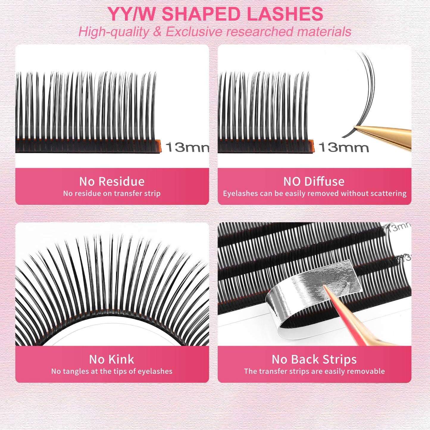 5D Flower Lash Extensions Spikes Lashes 0.07 Matte Black C Curl Lashes Mix 8-15mm Eyelash Extension Lash Trays Professional Use(5D Flower,0.07-C,8-15mm)