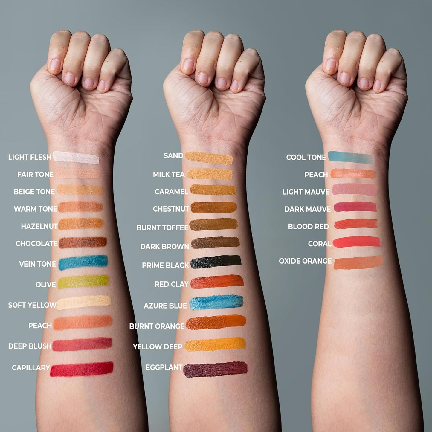 Alcohol Palette Refill Pans - Skin Tones - Deep Blush