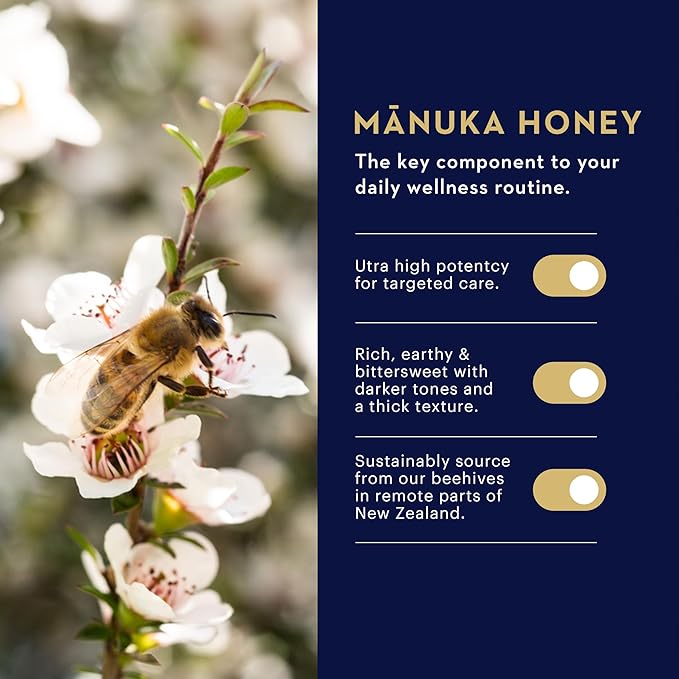 Manuka Health Lip Rescue - 0.16 oz Lip Balm for Dry Cracked Lips - 100% Natural Lip Balm with MGO 250+ Manuka Honey and Beeswax Provides Potent Lip Care