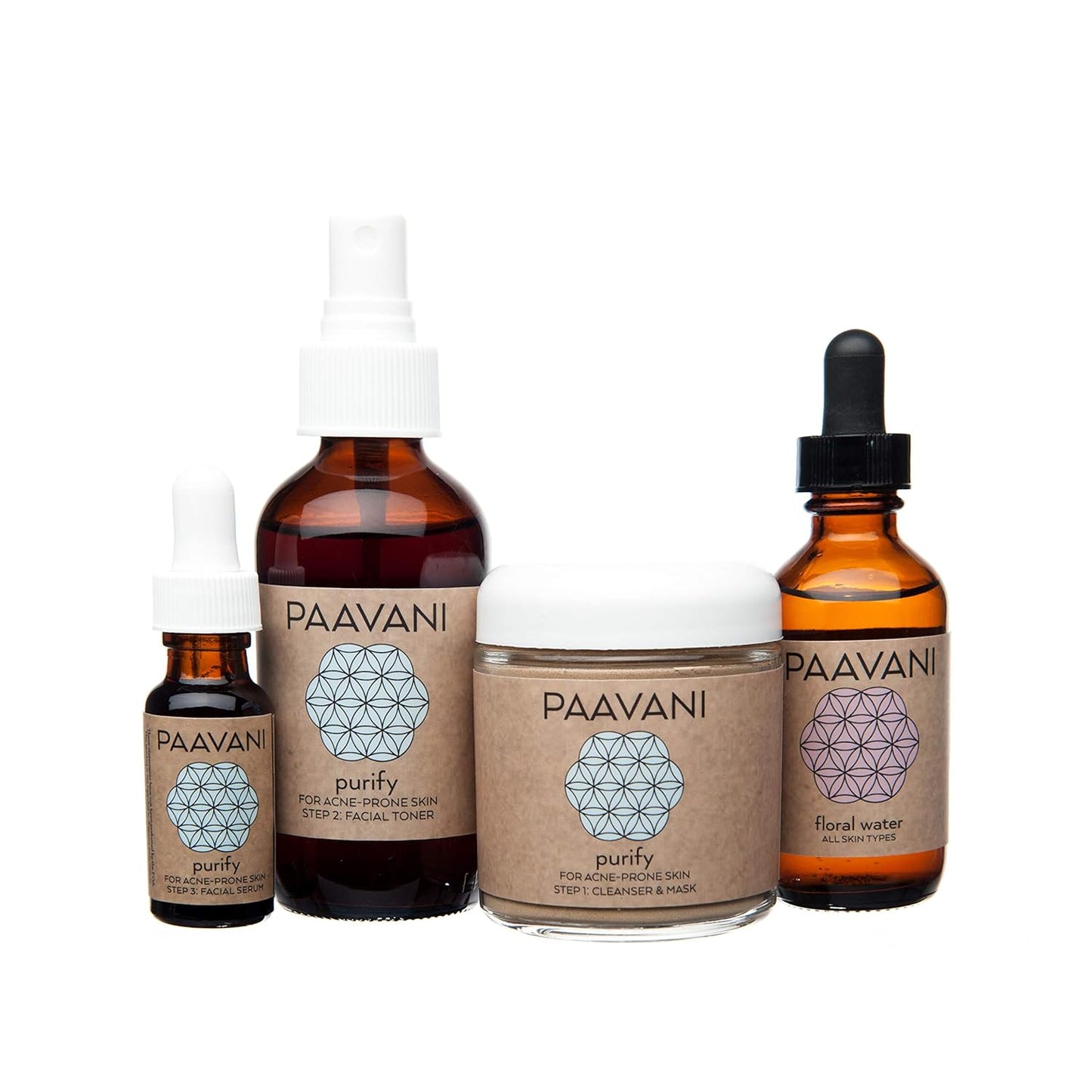 PAAVANI Ayurveda - Clarify Skincare Set - Remedy Acne Prone Skin - Hormonal Acne - Cystic Acne