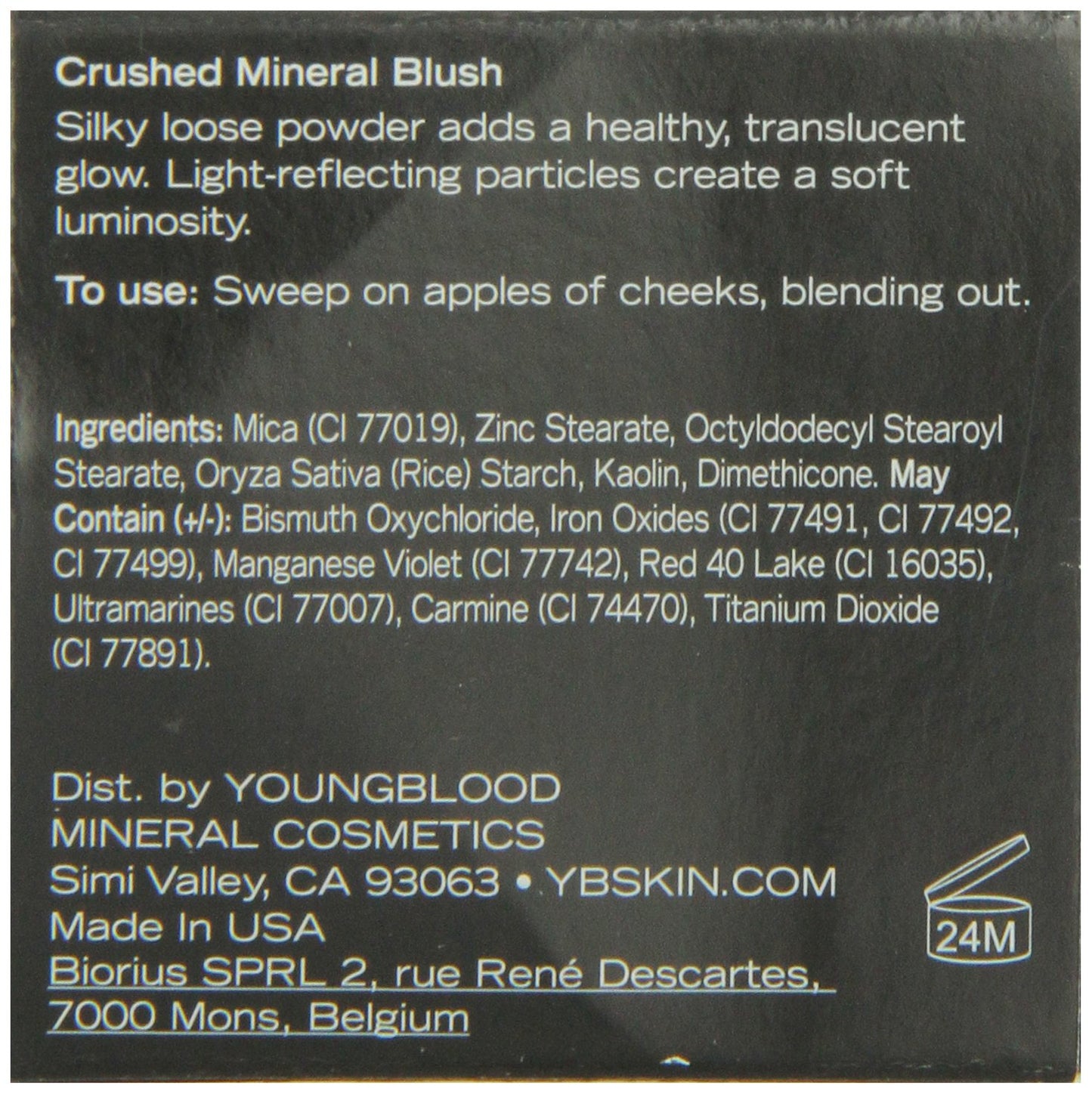 Youngblood Natural Loose Mineral Blush - Sherbet - 3 g / 0.10 oz (Pack of 2)