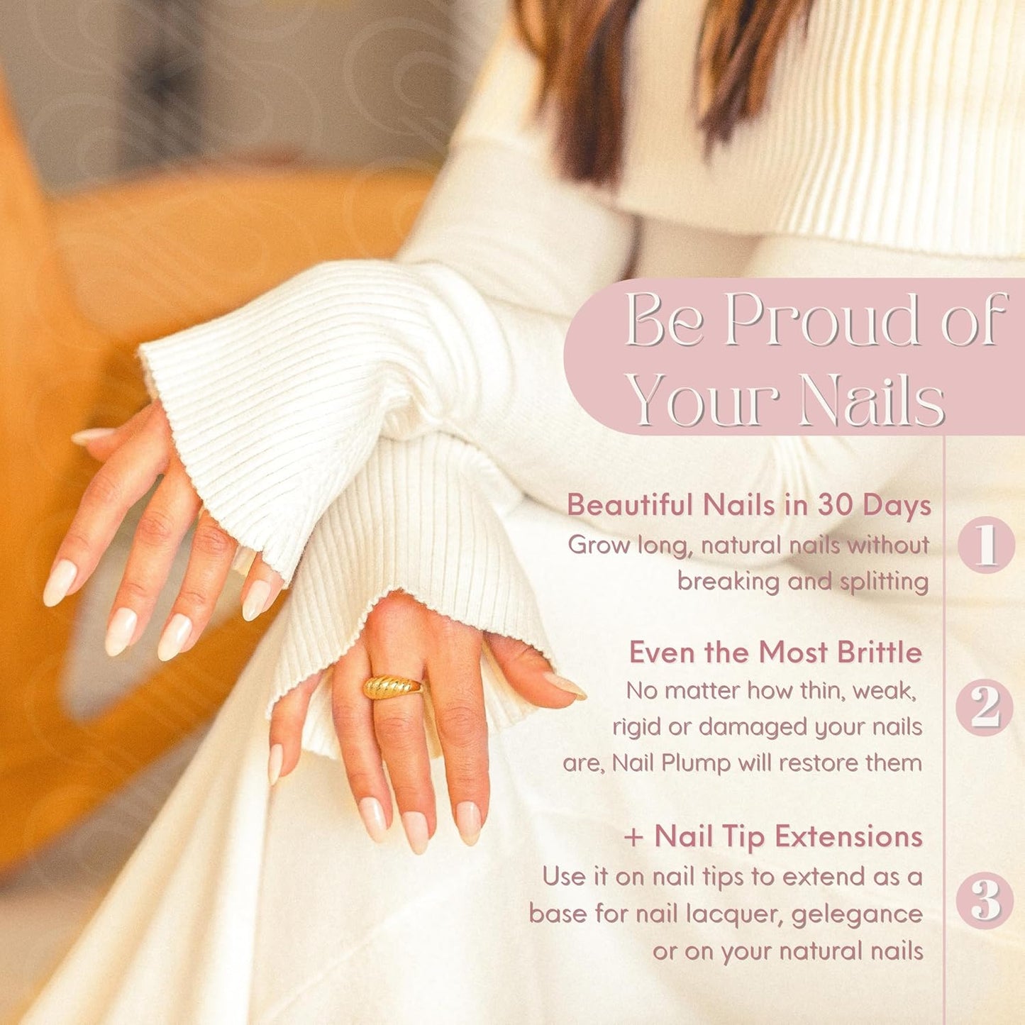 Tammy Taylor Nail Plump Nail Hardener | Extra Strength Healthy Natural Nail Strengthener Polish for Thin Nails and Split Nail Growth Oil Treatment | Helps Repair Weak, Brittle Damage and Nail Biting